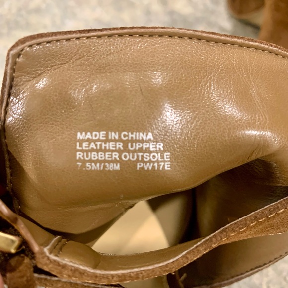 Michael Kors brown fringe heels - Picture 5 of 6